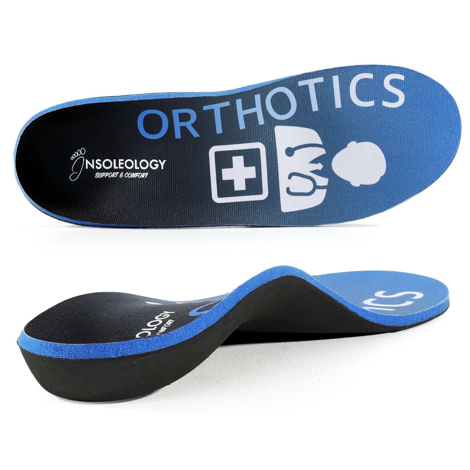 Orthotic Insoles Medium Arch Support - Insoleology