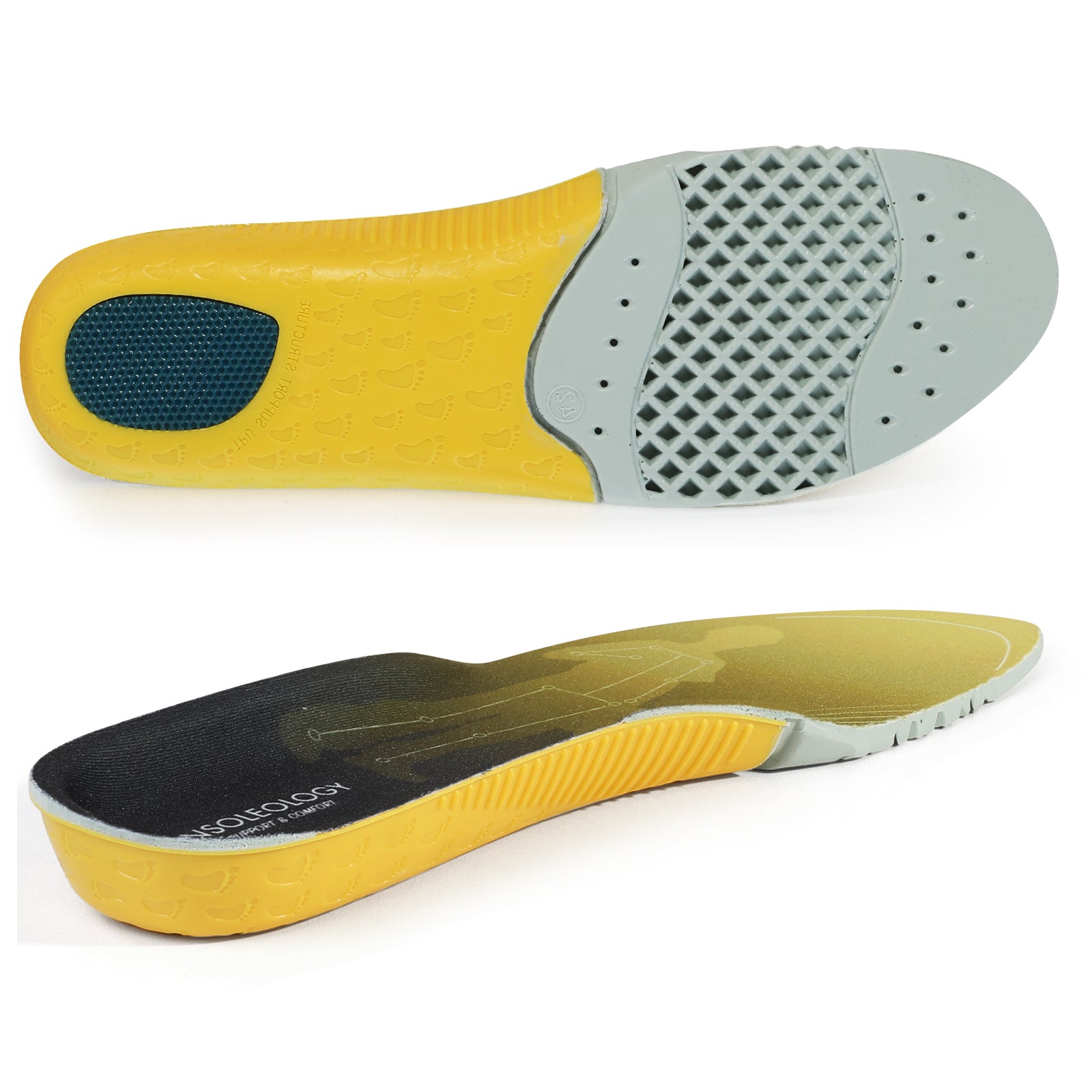 Work Insole Anti Fatigue Arch Support Orthotics - All Day Comfort - Insoleology